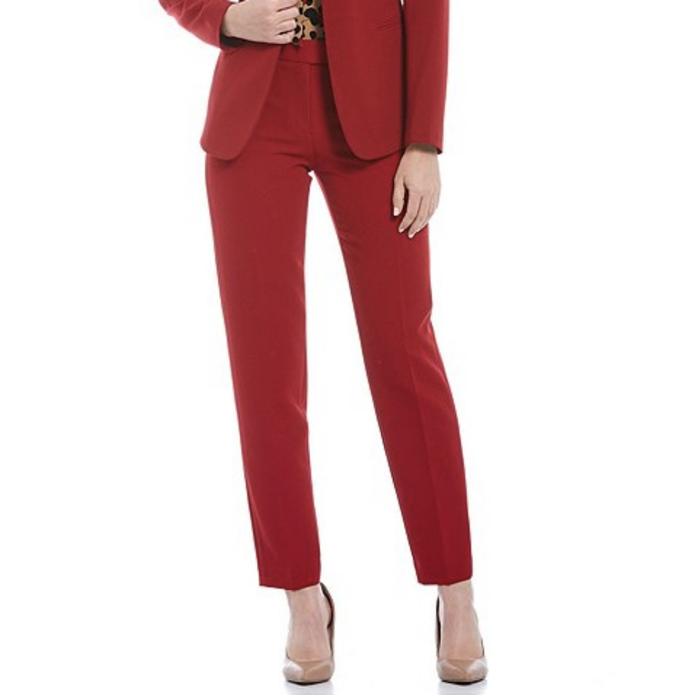 NWT Anne Klein Crepe Bowie Slim Cut Pant